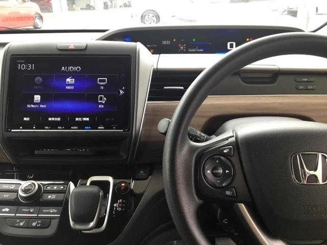 フリードハイブリッド ハイブリッド・Gホンダセンシング メモリーナビ ドラレコ ETC リアカメラ クルーズC DVD視聴 USB接続 ブレーキサポート LEDヘットライト ナビ&TV Wエアバック 記録簿付き バックモニタ アイストップ 地デジフルセグ(6枚目)