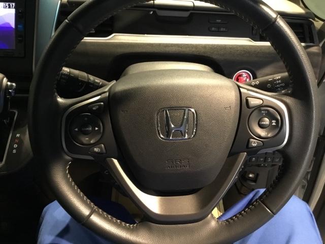 フリード Ｇ・ホンダセンシング　両側電動スライドドア　リアカメラ　ＥＴＣ　Ｗ電動ドア　キーフリ　スマートキーシステム　カーテンエアバッグ　イモビ　カラーバックモニター　横滑防止装置　ＬＥＤランプ　整備点検記録簿　エアコン　クルコン（3枚目）