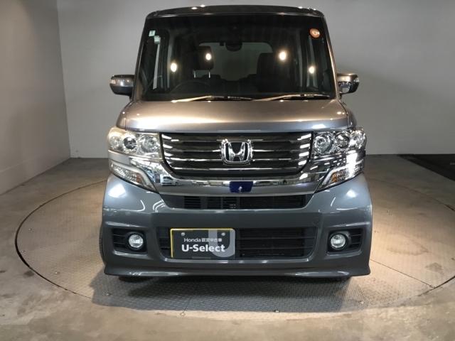 N-BOXカスタム G・Aパッケージ メモリーナビ ETC スペアキー PW 両側スライド片側電動ドア サイドエアバック 横滑り防止機能 スマートキー&プッシュスタート ベンチ席 地デジフルセグTV 盗難警報装置 パワステ ABS エアB(6枚目)