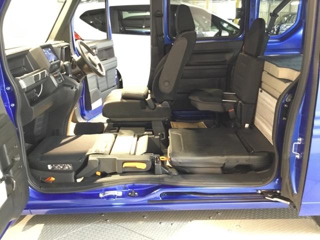 N-VAN+スタイル ファン ベットキット メモリーナビ ドラレコ リアカメラ 誤発信抑制 LEDライト フルセグTV USB バックモニター 両側スライド スマートキー キーフリー 運転席エアバッグ PW WSRS ABS(34枚目)