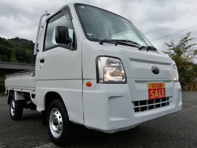 サンバートラック ＴＣ　４ＷＤ　５速ミッション　パワステ　エアコン　三方開　　走行６６６５０ｋｍ　車検８年３月　内外装クリーニング済み（11枚目）