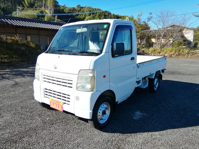 キャリイトラック ＫＣエアコン・パワステ　４ＷＤ　５速ミッション　パワステ　エアコン　三方開　　走行１４１６８０ｋｍ　タイミングチェーン　内外装クリーニング済み（8枚目）