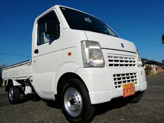 キャリイトラック ＫＣエアコン・パワステ　４ＷＤ　５速ミッション　パワステ　エアコン　三方開　　走行１４１６８０ｋｍ　タイミングチェーン　内外装クリーニング済み（11枚目）