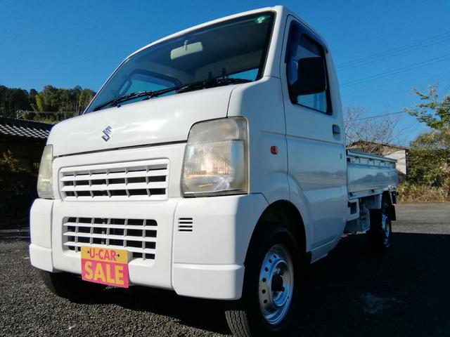 キャリイトラック ＫＣエアコン・パワステ　４ＷＤ　５速ミッション　パワステ　エアコン　三方開　　走行１４１６８０ｋｍ　タイミングチェーン　内外装クリーニング済み（15枚目）