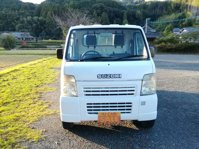 キャリイトラック ＫＣエアコン・パワステ　４ＷＤ　５速ミッション　パワステ　エアコン　三方開　　走行１２２３７０ｋｍ　タイミングチェーン　内外装クリーニング済み（2枚目）