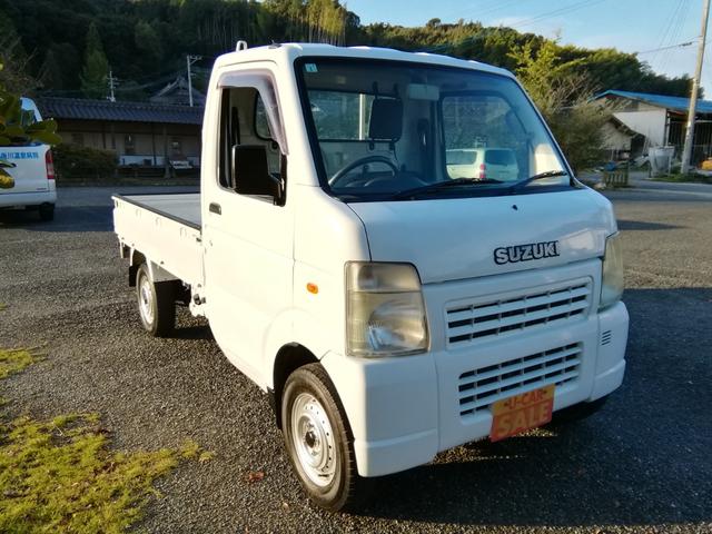 キャリイトラック ＫＣエアコン・パワステ　４ＷＤ　５速ミッション　パワステ　エアコン　三方開　　走行１２２３７０ｋｍ　タイミングチェーン　内外装クリーニング済み（3枚目）
