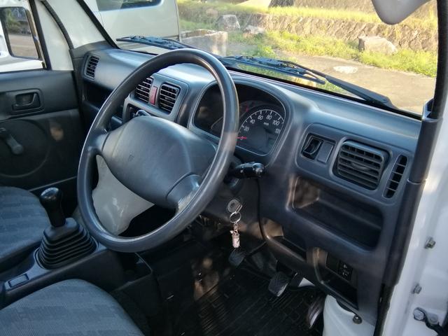キャリイトラック ＫＣエアコン・パワステ　４ＷＤ　５速ミッション　パワステ　エアコン　三方開　　走行１２２３７０ｋｍ　タイミングチェーン　内外装クリーニング済み（25枚目）