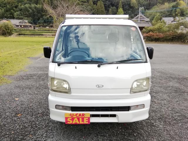 ハイゼットトラック 多目的ダンプ 4WD PTOダンプ パワステ エアコン 三方開 128270km タイミングベルト交換済み 内外装クリーニング済み(2枚目)