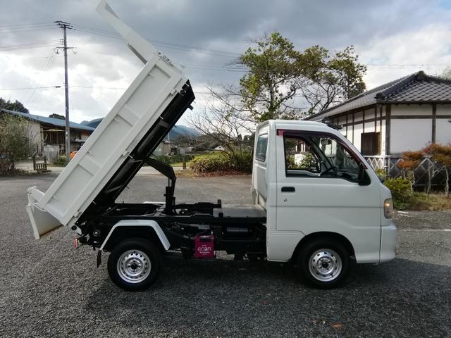 ハイゼットトラック 多目的ダンプ 4WD PTOダンプ パワステ エアコン 三方開 128270km タイミングベルト交換済み 内外装クリーニング済み(24枚目)