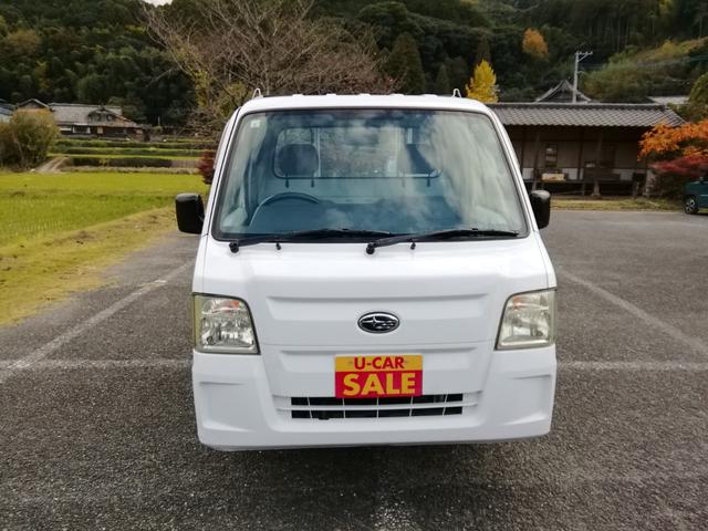 サンバートラック ＴＢ　４ＷＤ　５速ミッション　パワステ　エアコン　三方開　　走行７８３００ｋｍｋｍ　内外装クリーニング済み　車検８年５月（2枚目）