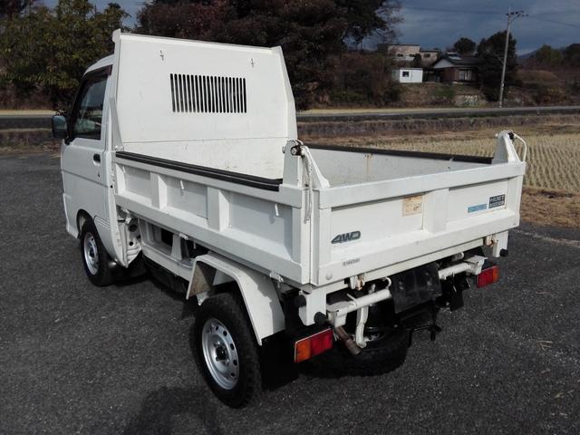 ハイゼットトラック 多目的ダンプ　４ＷＤ　ＰＴＯダンプ　パワステ　エアコン　三方開　１６０８００ｋｍ　タイミングベルト交換済み　内外装クリーニング済み（9枚目）