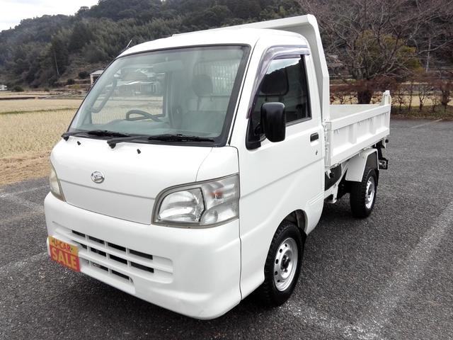 ハイゼットトラック 多目的ダンプ 4WD PTOダンプ パワステ エアコン 三方開 95600km タイミングベルト交換済み 内外装クリーニング済み(7枚目)