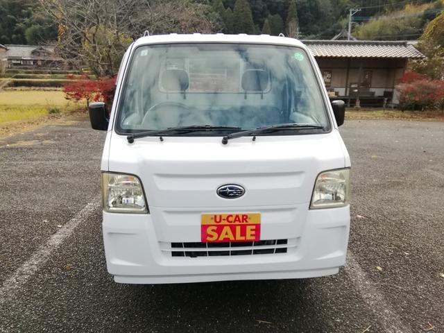 サンバートラック TB 5速ミッション パワステ エアコン 三方開 走行118000km タイミグベルト交換済み 内外装クリーニング済み 車検2年付き(2枚目)