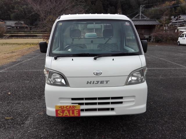 ハイゼットトラック エアコン・パワステ スペシャル 4WD 5速ミッション パワステ エアコン 三方開 走行67900km タイミングチェーン 内外装クリーニング済み 車検2年渡し(2枚目)