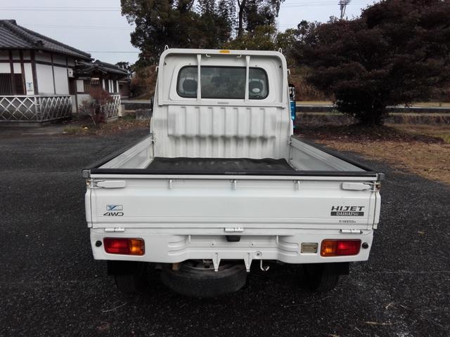 ハイゼットトラック エアコン・パワステ スペシャル 4WD 5速ミッション パワステ エアコン 三方開 走行67900km タイミングチェーン 内外装クリーニング済み 車検2年渡し(9枚目)