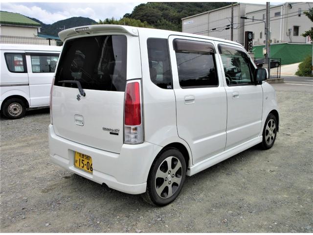 FX-Sリミテッド スマートキー アルミホイール 盗難防止 車検R4年9月 タイミングチェーン フルエアロ リアウィング キーレス CD再生(5枚目)