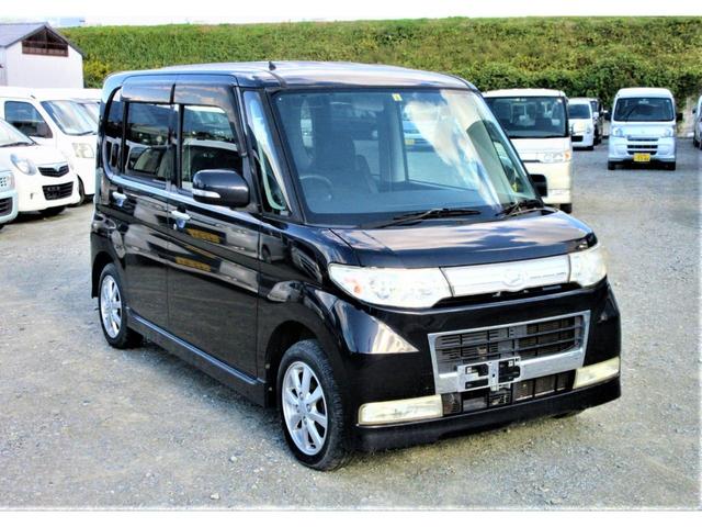 カスタムXリミテッド HDDナビ フルセグTV DVD再生 スマートキー 片側電動スライドドア アルミホイール HIDライト 盗難防止 車検整備付き タイミングチェーン フルエアロ フォグランプ ウィンカーミラー キーレス(3枚目)