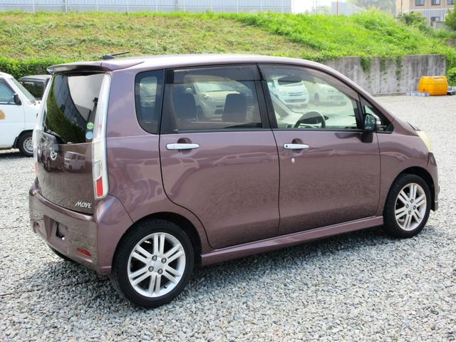 ムーヴ カスタム　ＲＳ　／ターボ／ナビ／Ｂｌｕｅｔｏｏｔｈ／フルセグＴＶ・ＤＶＤ再生／スマートキー／プッシュスタート／アイドリングストップ／アルミホイール／ＨＩＤライト／盗難防止（8枚目）