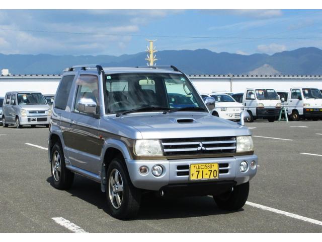 パジェロミニ リミテッドエディションＶＲ　／ターボ／４ＷＤ／タイミングベルト交換済み／アルミホイール／ＥＴＣ／キーレス／ＣＤデッキ／背面タイヤ（5枚目）