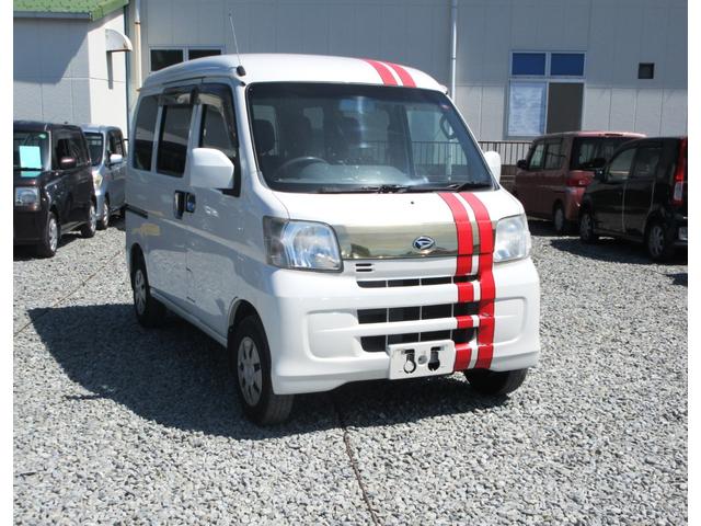 ハイゼットカーゴ クルーズターボ55thアニバサリゴールドエディション /キーレス/パワーウィンドウ/エアコン/パワステ/ナビ/TV/両側スライド・ドア/ETC/タイミングチェーン/車検整備付き(7枚目)