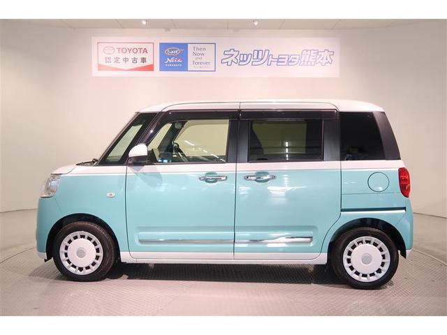 ムーヴキャンバス ストライプスＧ　キーフリ　衝突回避支援　ＴＶ　フルセグテレビ　横滑り防止機能　フロントベンチシート　ＬＥＤヘッドライト　アイドリング　スマートキー　クルーズコントロール　点検記録簿　オートエアコン　カーテンエアバッグ（2枚目）