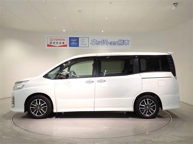 ヴォクシー ＺＳ　煌　地上デジタル　両側パワードア　アイドリングストップ車　パワーウィンド　横滑防止　整備記録簿　ＤＶＤ可　盗難防止装置　スマートエントリー　Ｂカメラ　ＬＥＤヘッドライト　メモリーナビ　３列シート　ＥＴＣ（3枚目）