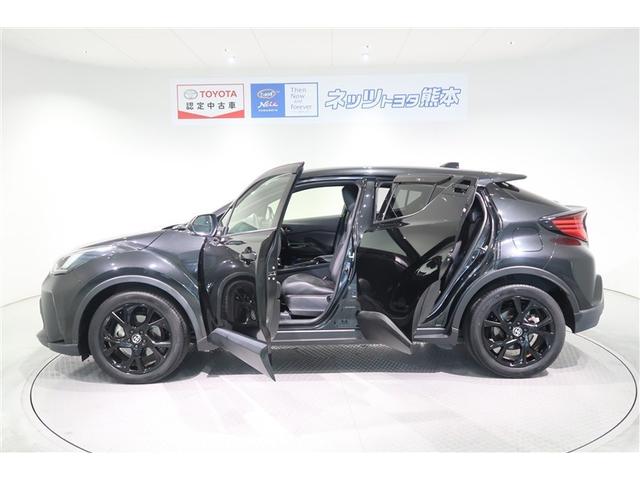 Ｃ－ＨＲ Ｇ　モード　ネロ　セーフティプラス　衝突被害軽減　点検記録簿　ＬＥＤヘッド　イモビライザー　フルセグＴＶ　ＴＶ　アルミ　Ｂカメラ　クルーズＣ　キーフリー　ＡＢＳ　横滑り防止　エアバッグ　スマートキ－　オートエアコン　ハーフレザー（3枚目）
