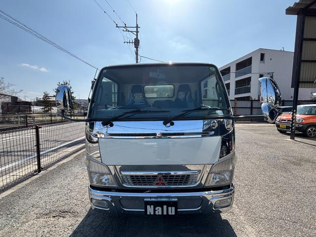 キャンター ダンプ　ダンプ　あおりあり　荷台あおりと運転席後ろ縞鋼板あり運転席助手席ビニールあり　メッキパーツ　ＥＴＣ　ディーゼル（2枚目）