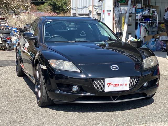 ＲＸ－８ タイプＥ　ＲＡＹＳ１８インチアルミホイール　ＧＴウィング　ＨＩＤヘッドライト　黒革シート　パワーシート　アドバンストキー２個　純正ナビ　クルーズコントロール　横滑り防止装置（36枚目）