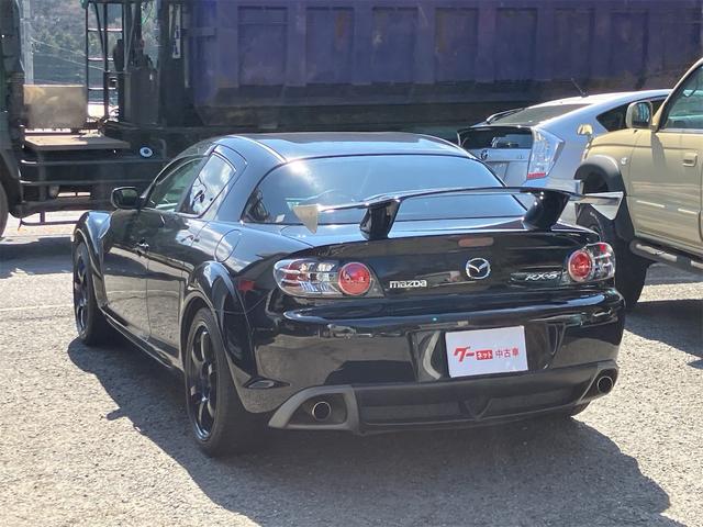 ＲＸ－８ タイプＥ　ＲＡＹＳ１８インチアルミホイール　ＧＴウィング　ＨＩＤヘッドライト　黒革シート　パワーシート　アドバンストキー２個　純正ナビ　クルーズコントロール　横滑り防止装置（40枚目）