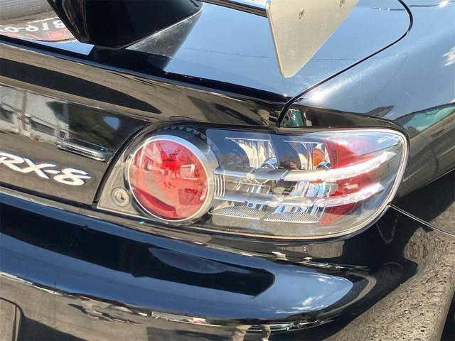 ＲＸ－８ タイプＥ　ＲＡＹＳ１８インチアルミホイール　ＧＴウィング　ＨＩＤヘッドライト　黒革シート　パワーシート　アドバンストキー２個　純正ナビ　クルーズコントロール　横滑り防止装置（41枚目）
