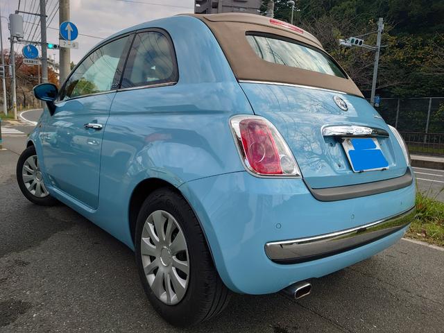 ５００Ｃ ヴォラーレ　限定１５０台　ヴォラーレ　ツインエアラウンジ　インタースコープサウンドシステム　パドルシフト　ブルーボラーレ／アイボリーソフトトップ（3枚目）