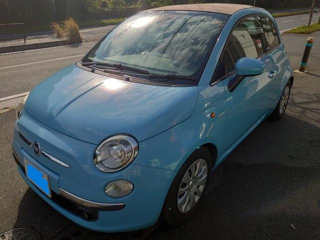 ５００Ｃ ヴォラーレ　限定１５０台　ヴォラーレ　ツインエアラウンジ　インタースコープサウンドシステム　パドルシフト　ブルーボラーレ／アイボリーソフトトップ（4枚目）