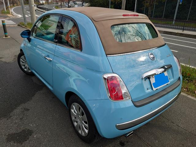 ５００Ｃ ヴォラーレ　限定１５０台　ヴォラーレ　ツインエアラウンジ　インタースコープサウンドシステム　パドルシフト　ブルーボラーレ／アイボリーソフトトップ（6枚目）