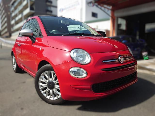 ５００Ｃ １．２　ポップ　電動オープン　ディスプレイオーディオ　レザー調シートカバー（2枚目）