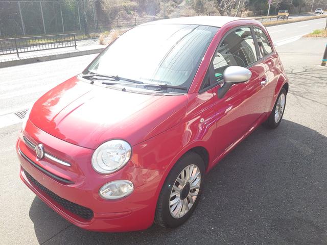 ５００Ｃ １．２　ポップ　電動オープン　ディスプレイオーディオ　レザー調シートカバー（4枚目）