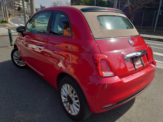 ５００Ｃ １．２　ポップ　電動オープン　ディスプレイオーディオ　レザー調シートカバー（24枚目）