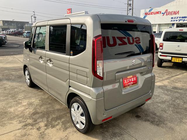 スペーシア HYBRID X 両側電動スライドドア マルチユースフラップ 後席両側電動スライドドア プッシュスタート シートヒーター オートエアコン 衝突被害軽減システム アイドリングストップ 横滑り防止機能 衝突安全ボディ 盗難防止システムマルチユースフラップ(10枚目)