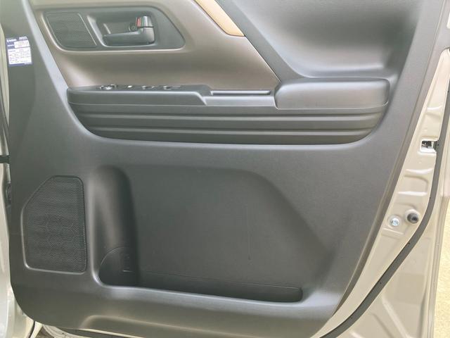 スペーシア HYBRID X 両側電動スライドドア マルチユースフラップ 後席両側電動スライドドア プッシュスタート シートヒーター オートエアコン 衝突被害軽減システム アイドリングストップ 横滑り防止機能 衝突安全ボディ 盗難防止システムマルチユースフラップ(40枚目)