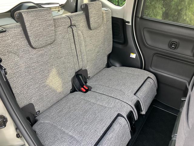 スペーシア HYBRID X 両側電動スライドドア マルチユースフラップ 後席両側電動スライドドア プッシュスタート シートヒーター オートエアコン 衝突被害軽減システム アイドリングストップ 横滑り防止機能 衝突安全ボディ 盗難防止システムマルチユースフラップ(44枚目)