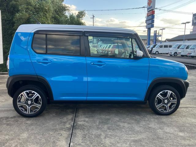 ハスラー Ｘ　ＭＲ３１Ｓ．ＭＲ４１Ｓ　ナビ　シートヒーター　２トーン　オートライト　Ｂｌｕｅｔｏｏｔｈ　ナビ　プッシュスタート　シートヒータ　オートエアコン　衝突被害軽減システム　アイドリングストップ　横滑り防止機能　衝突安全ボディ　盗難防止システム　ＨＩＤヘッドライト（6枚目）