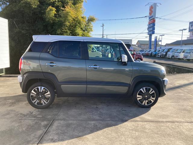 クロスビー ＨＹＢＲＩＤ　ＭＺ　４型　２トーン　ＡＣＣ　パドルシフト　オートライト　プッシュスタート　シートヒーター　オートエアコン　衝突被害軽減Ｂ　横滑り防止機能　衝突安全ボディ　盗難防止システム　アイドリングストップ　２トーン　パドルシフト　クルーズコントロール（7枚目）