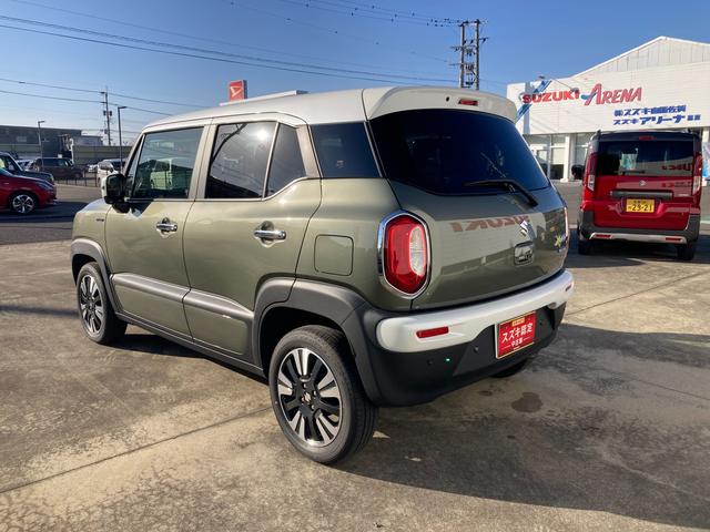 クロスビー ＨＹＢＲＩＤ　ＭＺ　４型　２トーン　ＡＣＣ　パドルシフト　オートライト　プッシュスタート　シートヒーター　オートエアコン　衝突被害軽減Ｂ　横滑り防止機能　衝突安全ボディ　盗難防止システム　アイドリングストップ　２トーン　パドルシフト　クルーズコントロール（10枚目）