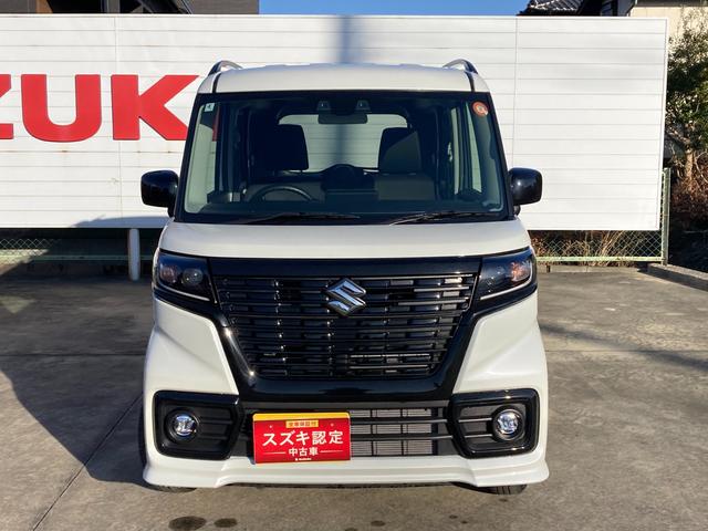 スペーシアベース ＸＦ　２型　右後パワスラ　ＡＣＣ　マルチボード　オートライト　オートライト　右後ろパワースライドドア　プッシュスタート　シートヒーター　オートエアコン　衝突被害軽減システム　横滑り防止機能　衝突安全ボディ　盗難防止システム　アダクティブクルーズコントロール（4枚目）