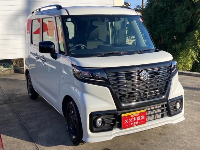 スペーシアベース ＸＦ　２型　右後パワスラ　ＡＣＣ　マルチボード　オートライト　オートライト　右後ろパワースライドドア　プッシュスタート　シートヒーター　オートエアコン　衝突被害軽減システム　横滑り防止機能　衝突安全ボディ　盗難防止システム　アダクティブクルーズコントロール（5枚目）