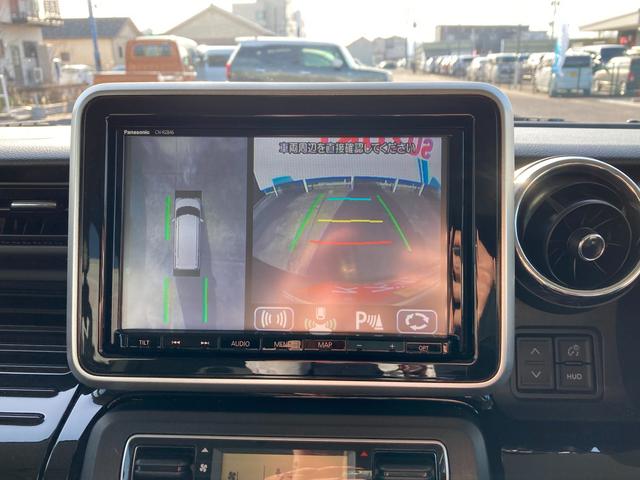 スペーシア カスタム　ＨＹＢＲＩＤ　ＸＳターボ　ＭＫ５３Ｓ　ナビ　ドライブレコーダー　オートライト　　スライドドア　プッシュスタート　シートヒーター　オートエアコン　ＥＴＣ　衝　突被害軽減システム　横滑り防止機能　衝突安全ボディ　両側パワスラ（3枚目）