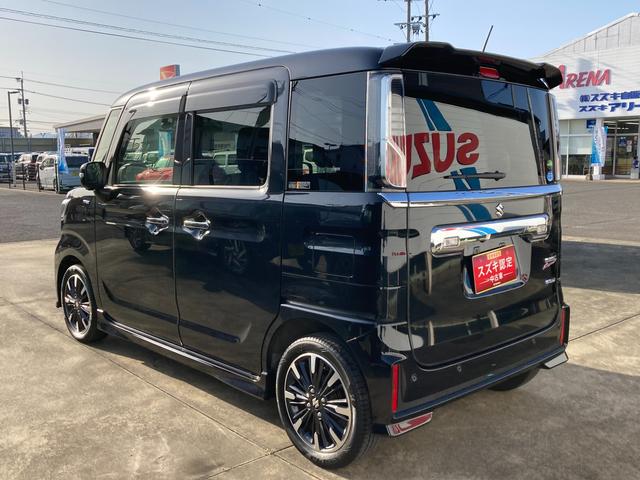 スペーシア カスタム　ＨＹＢＲＩＤ　ＸＳターボ　ＭＫ５３Ｓ　ナビ　ドライブレコーダー　オートライト　　スライドドア　プッシュスタート　シートヒーター　オートエアコン　ＥＴＣ　衝　突被害軽減システム　横滑り防止機能　衝突安全ボディ　両側パワスラ（12枚目）