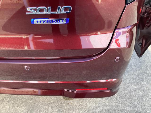 ソリオ ＨＹＢＲＩＤ　ＭＺ　３型　ナビ　全方位カメラ　電動パーキング　オートライト　Ｂｌｕｅｔｏｏｔｈ　スライドドア　純正ナビ　プッシュスタート　シートヒーター　オートエアコン　衝突被害軽減システム　横滑り防止機能　衝突安全ボディ　盗難防止システム　電動パーキング（62枚目）