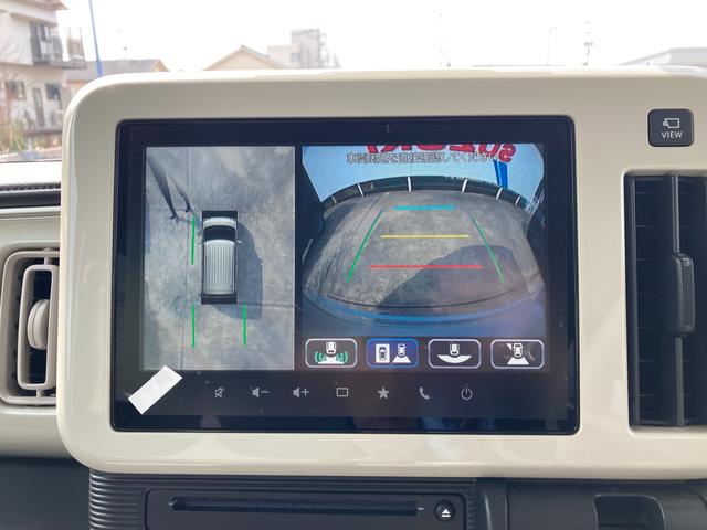 ワゴンＲスマイル ＨＹＢＲＩＤ　Ｘ　３型　ナビ　全方位カメラ　両側パワスラ　オートライト　スライドドア　純正ナビ　プッシュスタート　シートヒーター　オートエアコン　禁煙車　衝突被害軽減システム　横滑り防止機能　衝突安全ボディ　盗難防止システム　電動パーキング（3枚目）