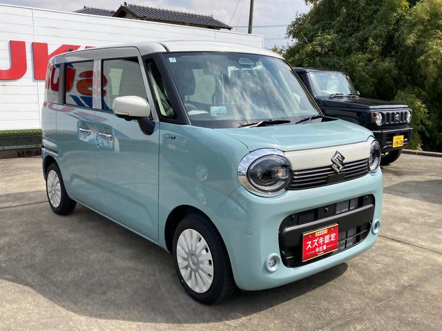 ワゴンＲスマイル ＨＹＢＲＩＤ　Ｘ　３型　ナビ　全方位カメラ　両側パワスラ　オートライト　スライドドア　純正ナビ　プッシュスタート　シートヒーター　オートエアコン　禁煙車　衝突被害軽減システム　横滑り防止機能　衝突安全ボディ　盗難防止システム　電動パーキング（7枚目）